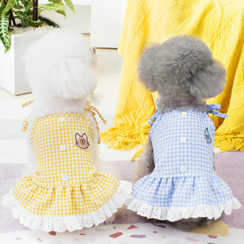 ドッグウェア 犬服 ワンピース ペット服 犬猫洋服 袖なし 春夏秋 犬の服 お姫様 レース ドレス スカート 可愛いワンピース 人気 ファッション 小型犬 中型犬 猫ドッグウェア 犬服 ワンピース ペ