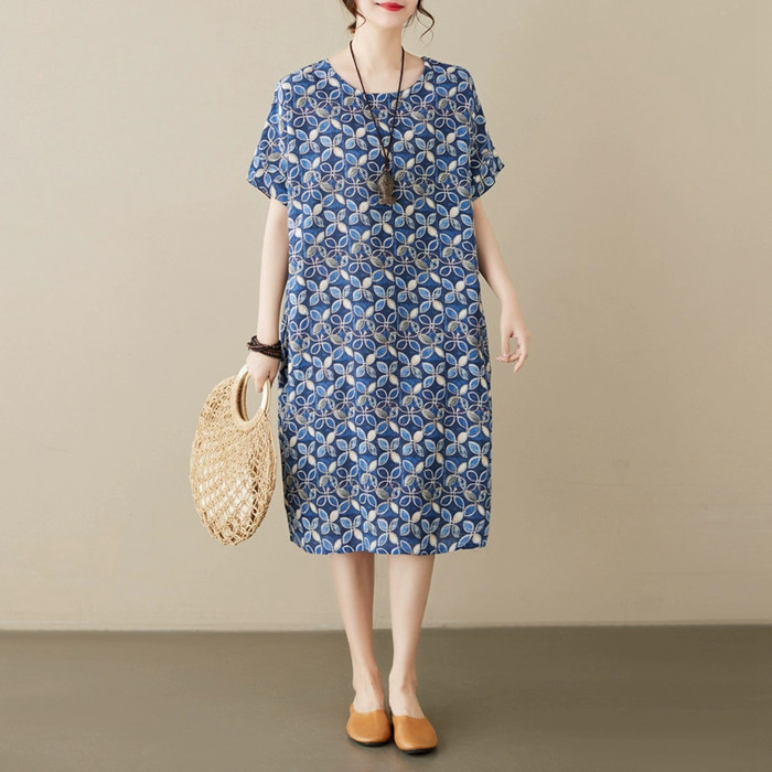チュニック ロングワンピース 半袖 夏 大きいサイズ シャツワンピース レディース ロングシャツ Tシャツ カットソー 大人可愛い ブラウス トップス カジュアル オーバーサイズ プルオーバ きれいめ