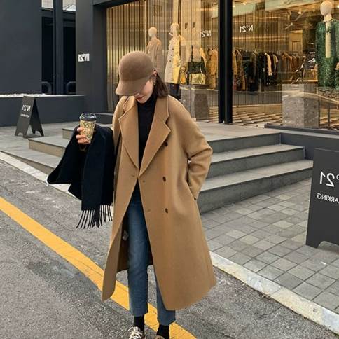 アウター コート ロングコート 上着 ロング丈 袖付き 長袖 襟付き 前開き ダブルボタン ポケット かわいい 大人可愛い きれいめ シンプル 大人 上品 おしゃれ 大人女子 レトロ こな かっこいい